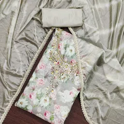 KIMISHA Printed Unstitched Dress Material-picture-43