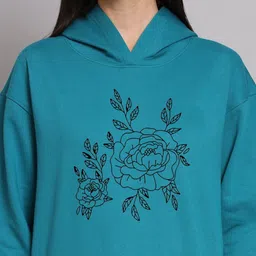 7 ISLANDS Women Printed Hooded Sweatshirt image 2