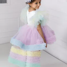 The Lush Affair Net Fit & Flare Dress image 3