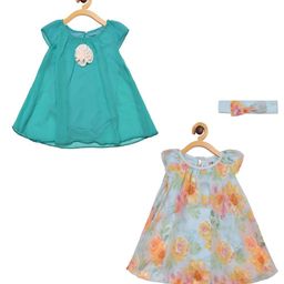 Creative Kids Polka Dot Print Georgette A-Line Dress-picture-5
