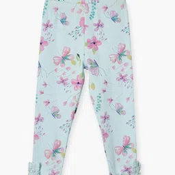 Juniors by Babyshop Girl Floral Printed Cotton Leggings-picture-41