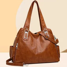 KPOP Women Solid Structured Shoulder Bag-image-89
