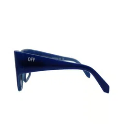 Off-White Unisex Grey Lens & Blue Square Sunglasses with image 2