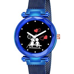CSAMON Women Bracelet Style Straps Analogue Watch GR379BLU Couple Heart M-picture-9