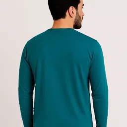 SANDPIPER Men Typography Extended Sleeves T-shirt image 2