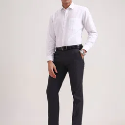 Greenfibre Men Slim Fit Mid-Rise Trousers image 2