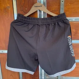 fitinoutfit Self Design Men Grey Running Shorts image 2