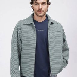 RARE RABBIT Men Checked Tailored Jacket-image-64