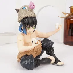 funfob Inosuke Demon Slayer Action Figure Height -15CM PVC (Inosuke Perching) image 4