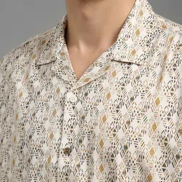 Louis Philippe Jeans Men Slim Fit Opaque Printed Casual Shirt image 2