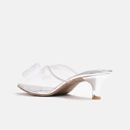 JM Looks Embellished Party Kitten Sandals with Bows image 2