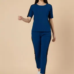 Moda Rapido Women Colourblocked Night suit-picture-25