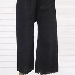 Fashionable Women Embroidered Cotton Palazzos-picture-28