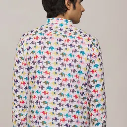ISUEL FAB Men Elephant Printed Casual Shirt image 3