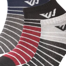 Winget Pack Of 3 Striped Ankle Length Socks image 2