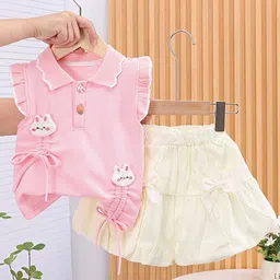 StyleCast x Revolte Girls Polo Collar Top With Skirt-picture-48