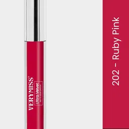 VERYMISS Ultra Velvet Matte Liquid Lipstick - 2.6 ml - Ruby Pink 202 image 4