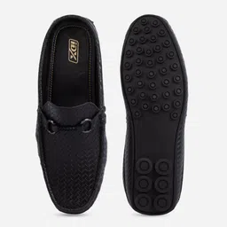 ID Men Textured Slip-On Horsebit Loafers image 3