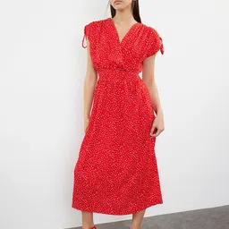 Trendyol Print Fit & Flare Midi Dress-picture-16
