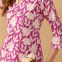 DEEPYOG APPAREL Floral Print Cotton Top image 2