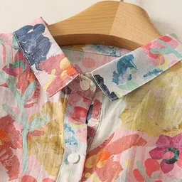 CORSICA Floral Print Top image 3