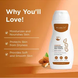 Pearlix Be Natural Set Of 2 Almond Body Lotion Intense Moisturization - 200 ml Each image 5