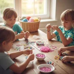 khusha creations Pink Pipe 200g Glass Beads For Jewellery Making, Embroidery & DIY Craft Work image 4