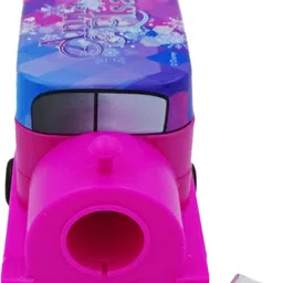 johnnie boy Frozen Metal Running railway engine double-deck high-capacity stationery box With Integrated Sharpener Pencil Box for Kids Art Metal Pencil Box image 4