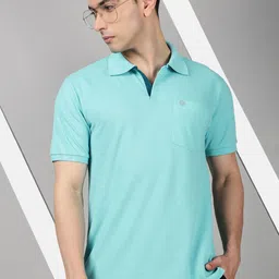 Lux Cozi Polo Collar Combed Cotton Lounge T-shirts-picture-38