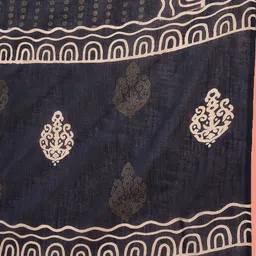 Vastramyaa Floral Printed Notch Neck Pure Cotton Straight Kurta With Trousers & Dupatta image 3