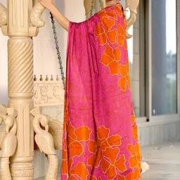 KALINI Floral Pure Cotton Saree image 2