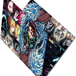 Anweshas Full Body Laptop Skin Upto 15.6 inches - Anime Nezuko Kamado Demon Slayer Self Adhesive Vinyl Laptop Decal 15.6-picture-30