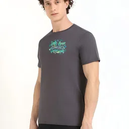 SZN Men Round Neck Typography Printed T-shirt-image-40