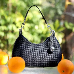Monrow Women Textured Structured Shoulder Bag-picture-26