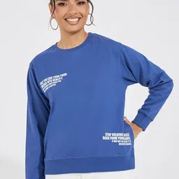 Styli Women Printed Sweatshirt-image-55