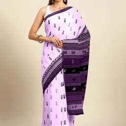BUTA BUTI Floral Pure Cotton Saree-picture-11