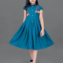 BAESD Fit & Flare Midi Dress image 1