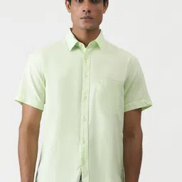 Greenfibre Men Slim Fit Opaque Casual Shirt-image-64
