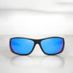 Mast & Harbour Men Fashion with Polarised and UV Protected Lens Sunglasses LY114 BLUE image 3