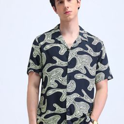 Flying Machine Men Classic Opaque Printed Casual Shirt-picture-14