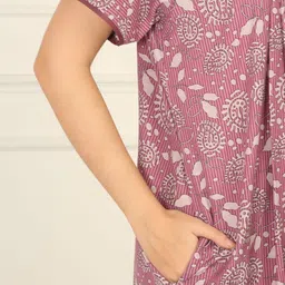 Sweet Dreams Women Printed Maxi Nightdress image 4