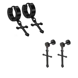 shobhram Unisex Black Earrings-picture-24