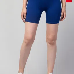 Attire Zone Women 2 Solid Skinny Fit Low-Rise Cycling Sports Shorts-picture-18