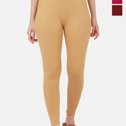 VANSIRI Pack Of 3 Slim-Fit Mid-Rise Ankle-Length Leggings-picture-25