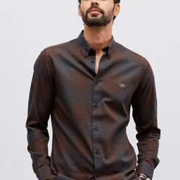 Andamen Men Premium Opaque Checked Casual Shirt-picture-21
