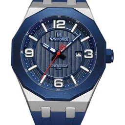 Naviforce Men Textured Dial Analogue Watch NF8079_S BE BE image 3