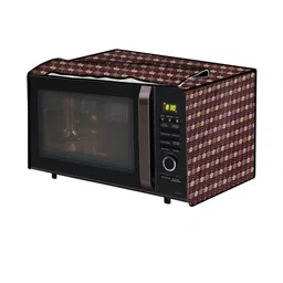the furnishing tree PVC Waterproof Microwave Oven Cover Compatible for LG 21L MC2146BG Floral Patte-picture-29