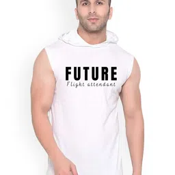 Fashnobic Men Future Printed Hooded Neck Gym Vests-image-89
