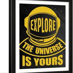 Chaka Chaundh Multicoloured Synthetic Wood Wall Art image 5