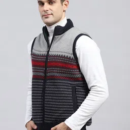 Monte Carlo Men Mock Collar Solid Casual Sporty Jacket image 3